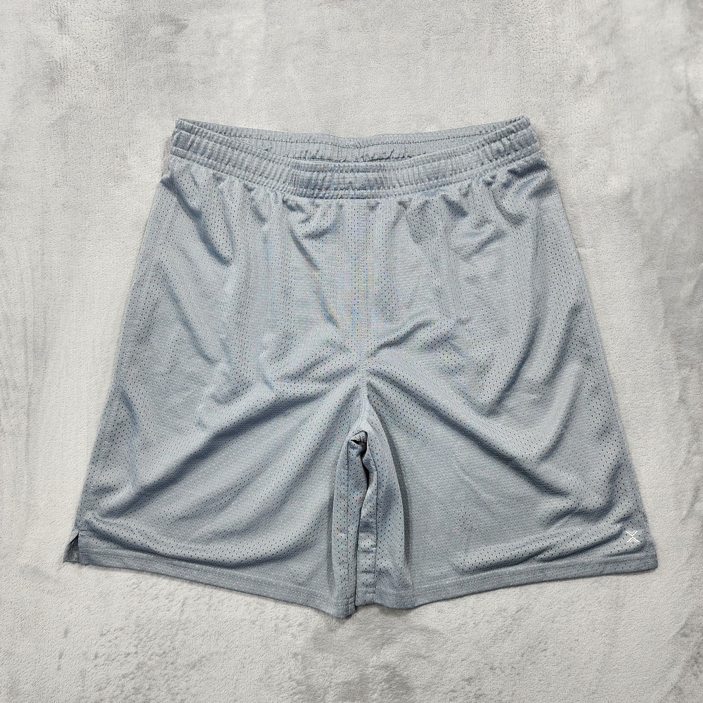 Xersion Shorts Mens 2XL Gray Mesh‎ Quick Dry Basketball Athletic Gym Training